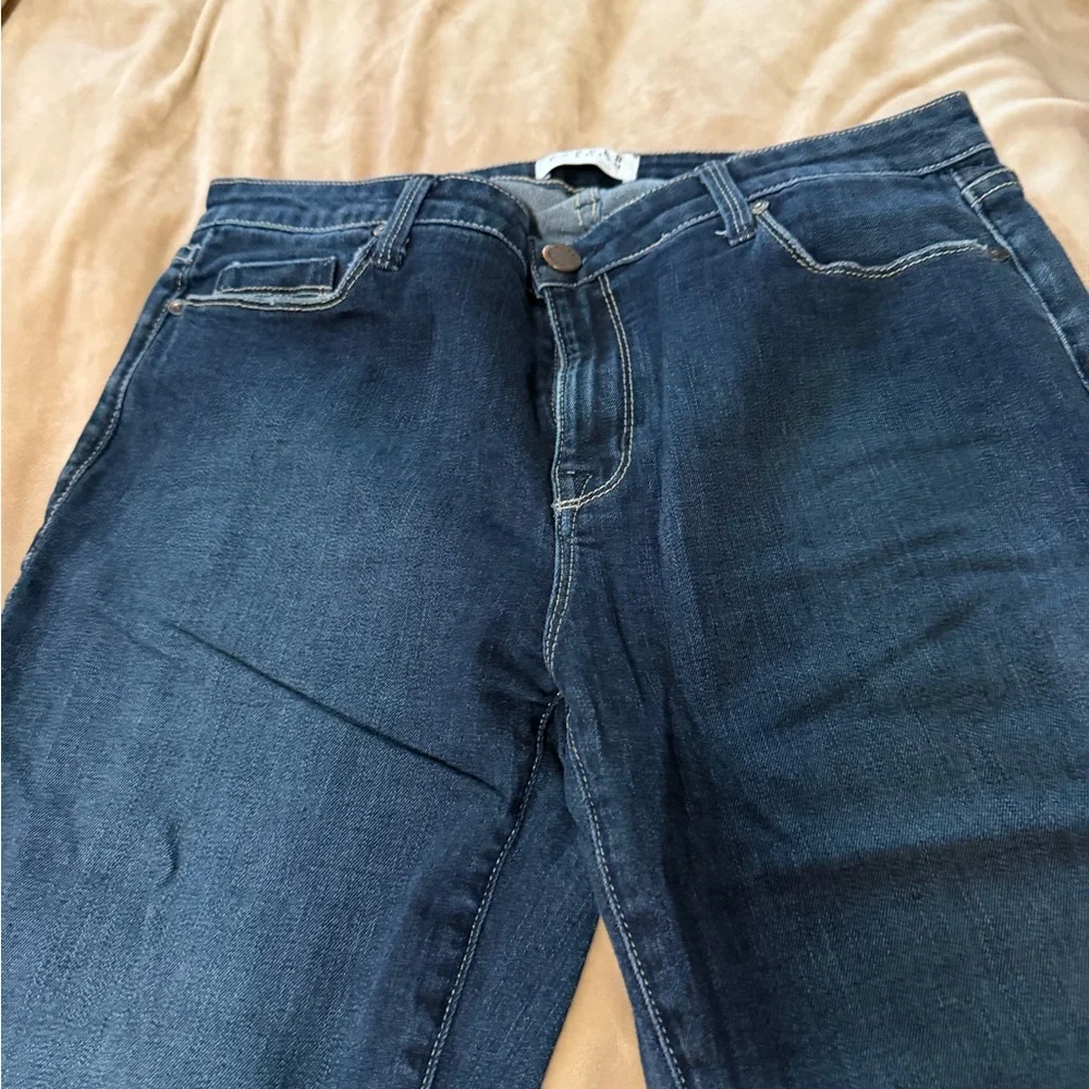 PARKER SMITH Women's Dark Blue Skinny Jeans - Picture 2 of 5